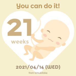 妊娠21週